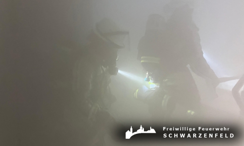 Einsatzübung Gebäudebrand mit Personenrettung