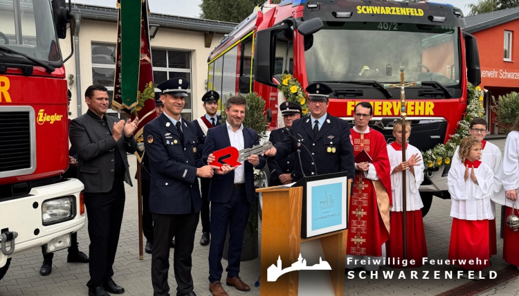 Fahrzeugsegnung und Indienststellung LF20