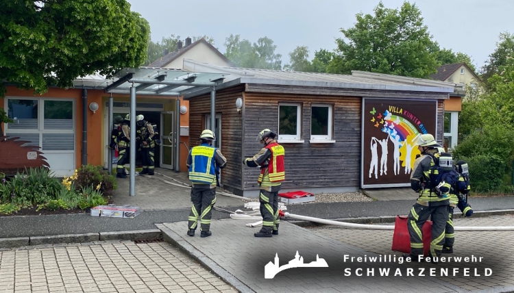 Einsatzübung Kindergarten Villa Kunterbunt